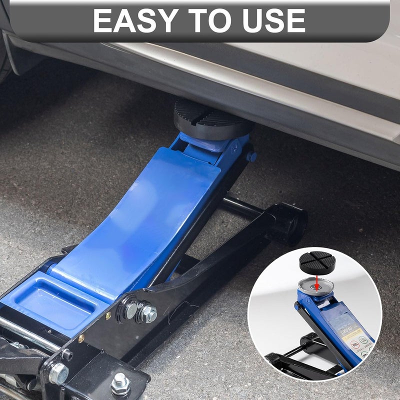 Moibunka Universal Floor Jack Rubber Pad, Cross Beam Jack Adapter, Pinch Weld Side Frame Protector, 1 Pack, Black - Image 5